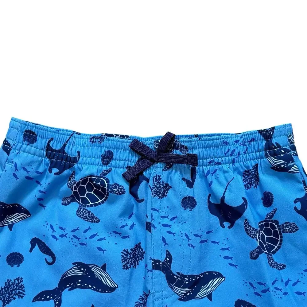 Rash Guard set Swim Blue Boys Shark Long Sleeves SZ/ 5/6